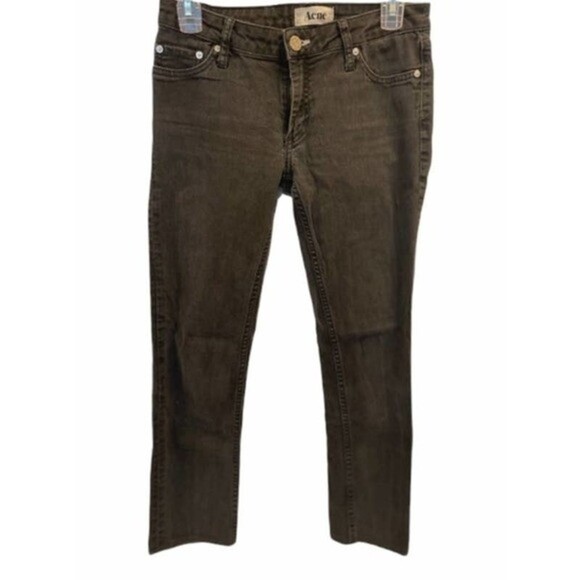 Acne Studios Kex Smooth Black Skinny Jeans - Picture 1 of 4